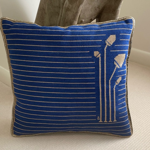 Accent Pillows Egyptian Design, 15 x 15 Reversible set of 2 - Picture 3 of 10